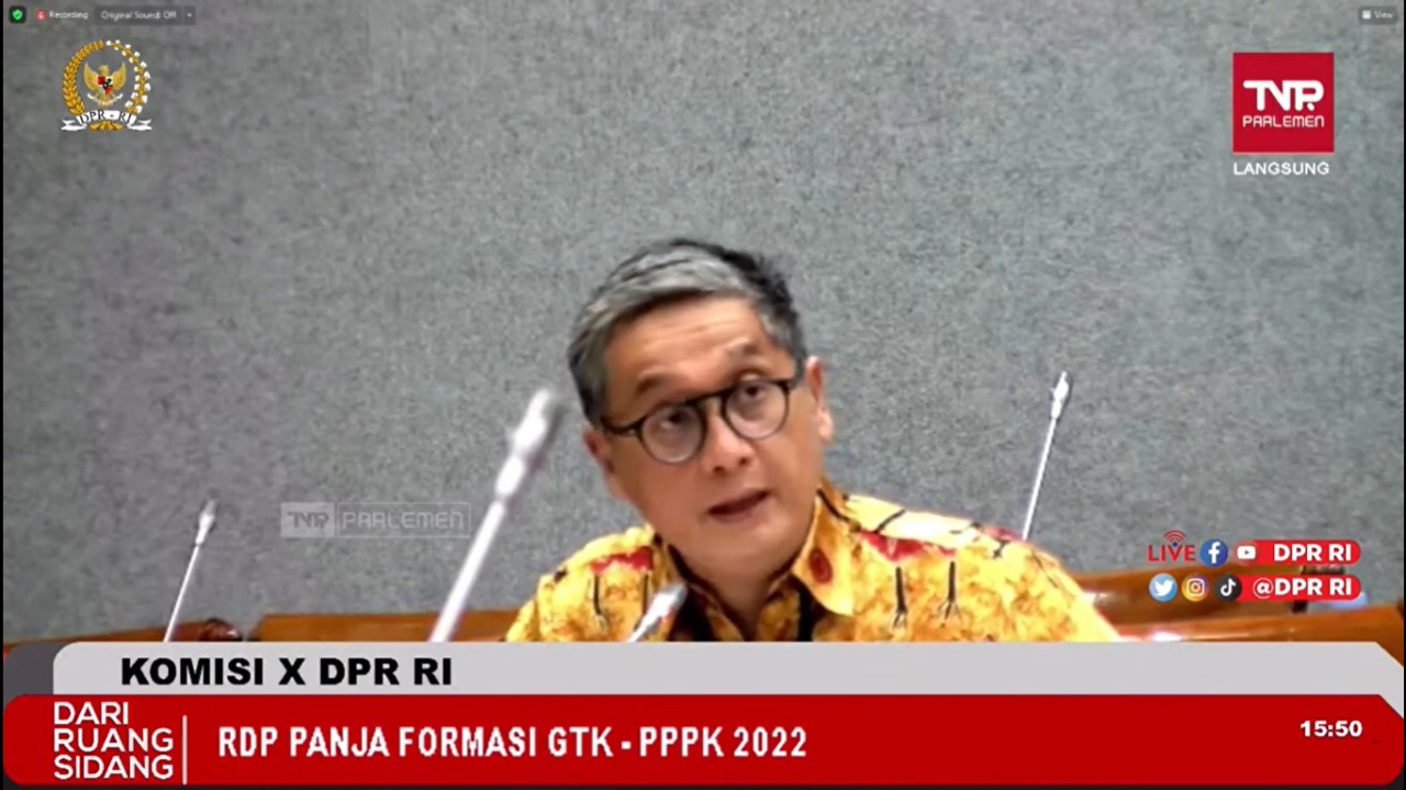RDP Panja Formasi GTK-PPPK, 28 Maret 2022