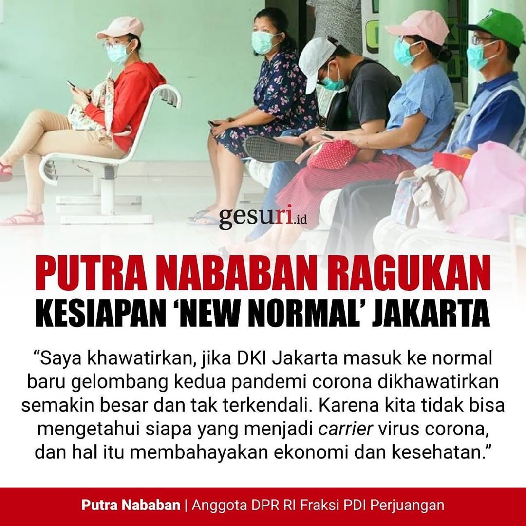 Putra Ragukan Kesiapan 'New Normal' Jakarta