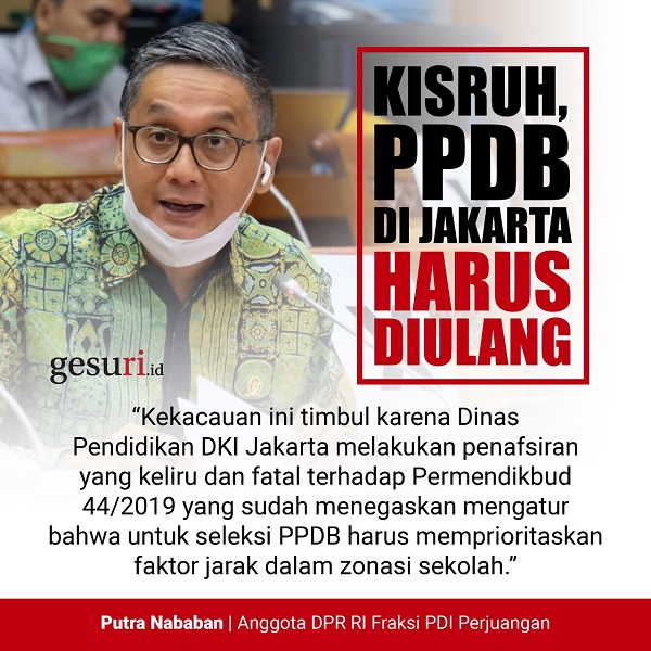 PPDB di DKI Jakarta Harus Diulang