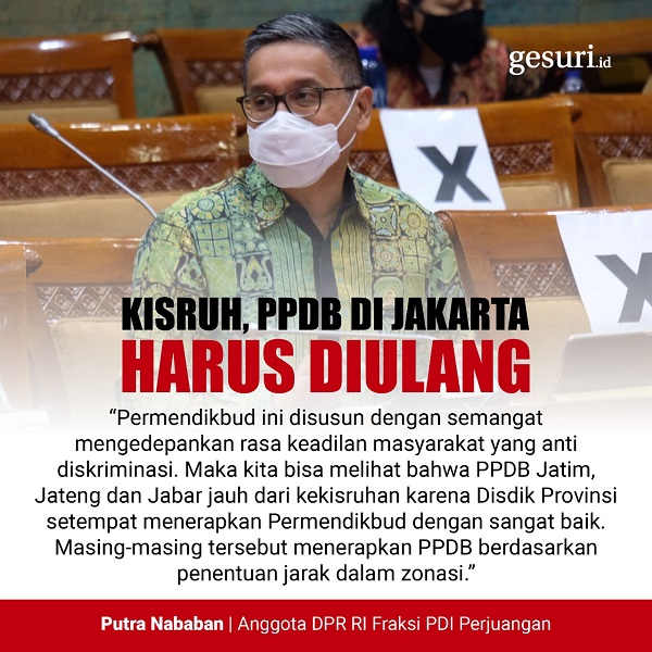 PPDB di Jakarta Harus Diulang